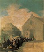 Francisco Goya Village Procession oil painting reproduction